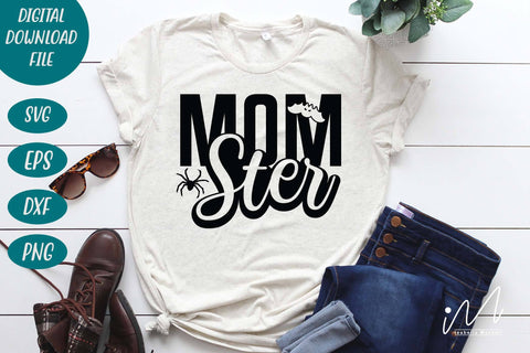 Mom ster svg, Mom Halloween shirt svg, Cute Halloween tee svg, Pumpkin print shirt svg, Women Fall svg, Trick or treat svg, Halloween svg SVG Isabella Machell 