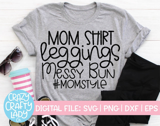 Mom Style SVG Crazy Crafty Lady Co. 