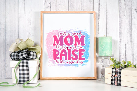 Mom Sublimation Bundle, 15 PNG Designs SVG Shetara Begum 