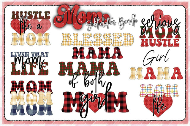 Mom Sublimation Bundle Sublimation Creativeart88 