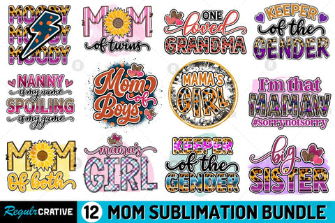 Mom Sublimation Bundle Sublimation Regulrcrative 