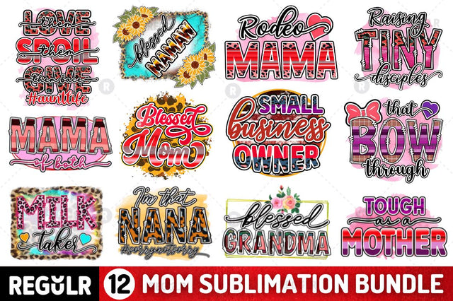 Mom Sublimation Bundle Sublimation Regulrcrative 