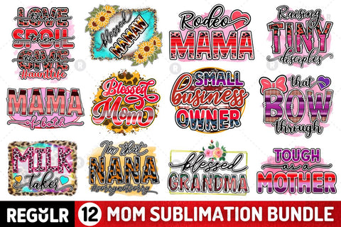 Mom Sublimation Bundle Sublimation Regulrcrative 