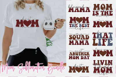 Mom Sublimation Bundle Vol-2 Sublimation Creativeart88 