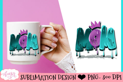 Mom sublimation design for Mother's day Sublimation Amorclipart 