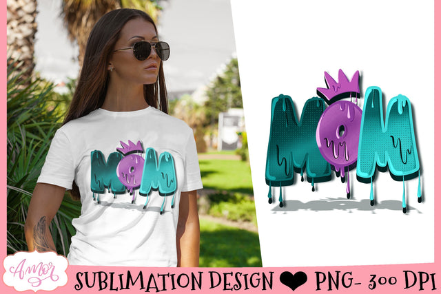 Mom sublimation design for Mother's day Sublimation Amorclipart 