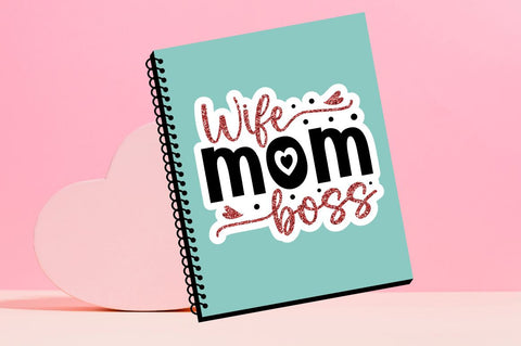 Mom Sublimation Stickers Glitter Effect Bundle Sublimation Regulrcrative 