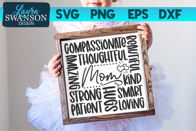 Mom Subway Art SVG Cut File SVG Laura Swanson Design 