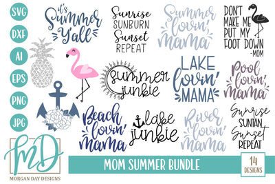 Mom Summer Bundle SVG Morgan Day Designs