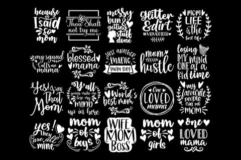 Mom SVG Bundle, Funny Mom Quotes Svg, Cricut Svg SVG TonisArtStudio 