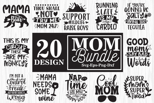 Mom SVG Bundle, funny mom svg, svg designs, funny quotes svg SVG Svgcraft 