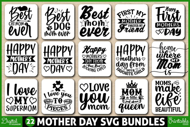 Mom svg bundle hand lettered | mothers day svg | mom life svg | mama svg | blessed mama svg | mom of boys girls svg | mom quotes svg png SVG SH_Tee store 
