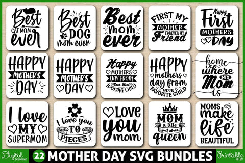 Mom svg bundle hand lettered | mothers day svg | mom life svg | mama svg | blessed mama svg | mom of boys girls svg | mom quotes svg png SVG SH_Tee store 
