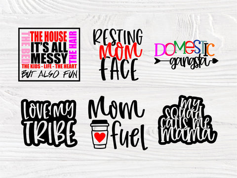Mom SVG Bundle, Mom Quotes Svg, Funny Mom Cut File SVG TonisArtStudio 