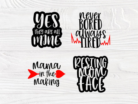 Mom SVG Bundle, Mom Quotes Svg, Funny Mom Cut File SVG TonisArtStudio 