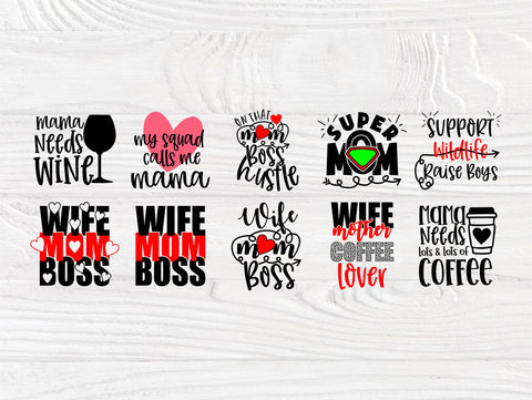 Mom SVG Bundle | Mother's Day Svg | Blessed Mom Svg | Mom Cut Files for Cricut and Silhouette | Mama Svg | Mom Quotes Svg | Mom Sayings SVG TonisArtStudio 