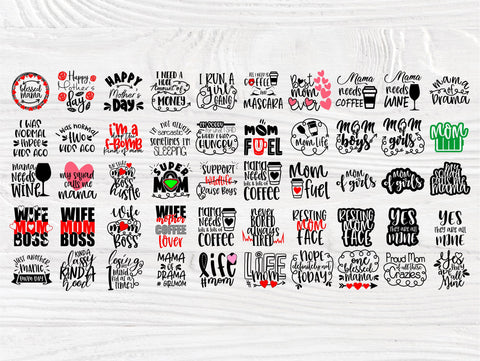 Mom SVG Bundle | Mother's Day Svg | Blessed Mom Svg | Mom Cut Files for Cricut and Silhouette | Mama Svg | Mom Quotes Svg | Mom Sayings SVG TonisArtStudio 