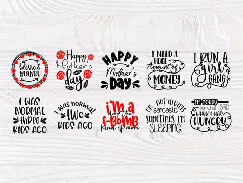 Mom SVG Bundle | Mother's Day Svg | Blessed Mom Svg | Mom Cut Files for Cricut and Silhouette | Mama Svg | Mom Quotes Svg | Mom Sayings SVG TonisArtStudio 