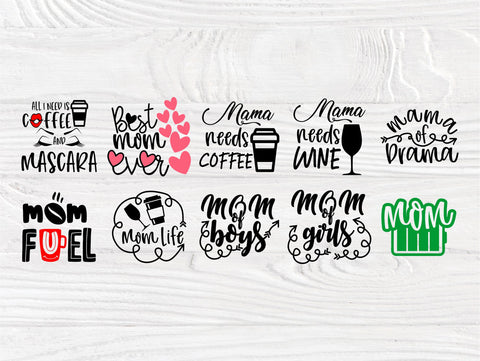 Mom SVG Bundle | Mother's Day Svg | Blessed Mom Svg | Mom Cut Files for Cricut and Silhouette | Mama Svg | Mom Quotes Svg | Mom Sayings SVG TonisArtStudio 