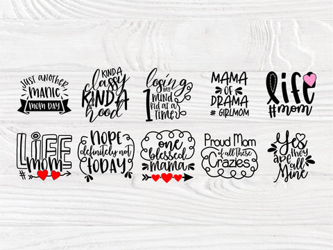 Mom SVG Bundle | Mother's Day Svg | Blessed Mom Svg | Mom Cut Files for Cricut and Silhouette | Mama Svg | Mom Quotes Svg | Mom Sayings SVG TonisArtStudio 