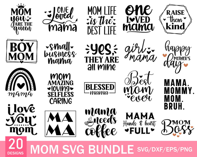 Mom svg bundle, Mothers day svg, Mom svg, Mom life svg, Girl mom svg, Mama svg, Funny mom svg, Mom quotes svg, Blessed mama svg png SVG MD mominul islam 