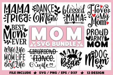 Mom SVG Bundle SVG Ariyan 