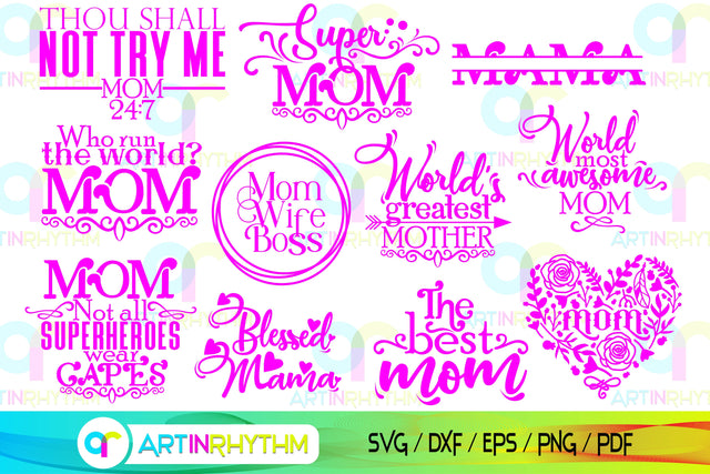 Mom SVG bundle SVG Artinrhythm shop 