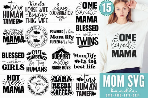 Mom SVG Bundle SVG DESIGNISTIC 