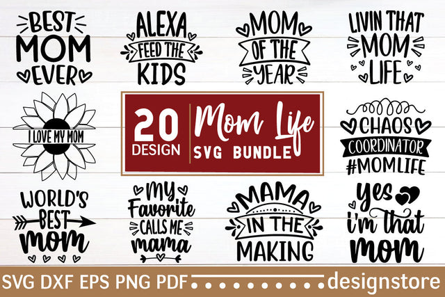 Mom Svg Bundle SVG designstore 