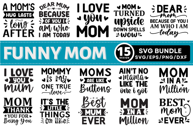 Mom Svg Bundle SVG Regulrcrative 