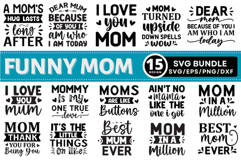 Mom Svg Bundle SVG Regulrcrative 