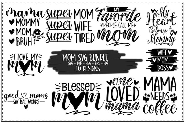 Mom Svg Bundle SVG shah alam 