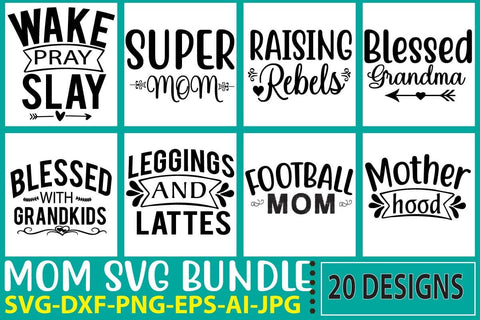 Mom SVG Bundle SVG Syaman 