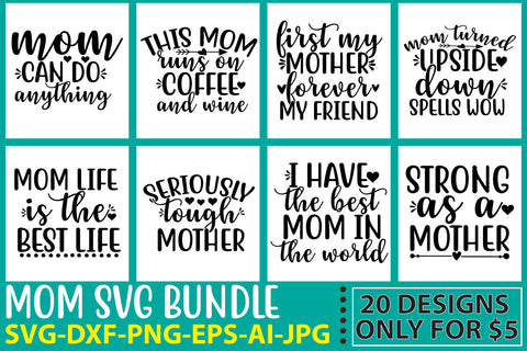 Mom Svg Bundle SVG Syaman 