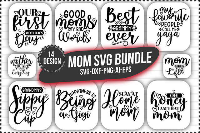 Mom Svg Bundle Vol-14 SVG shah alam 