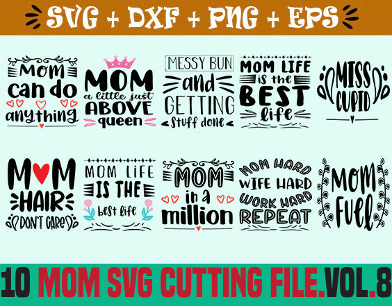 Mom SVG cut bundle Design SVG SVG Studio 
