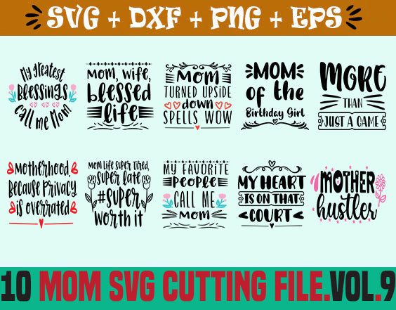 Mom SVG cut bundle Design SVG SVG Studio 