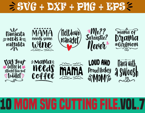 Mom SVG cut bundle Designs SVG SVG Studio 