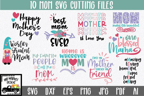 Mom SVG Cut File Bundle - Mother's Day SVG Bundle SVG Old Market 
