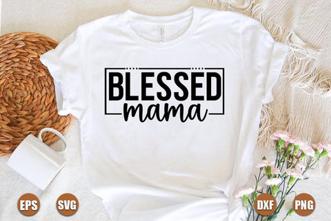 Mom SVG Design, Blessed mama SVG FiveStarCrafting 