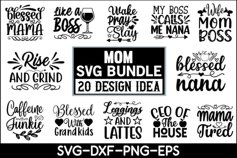 Mom SVG Design Bundle SVG md faruk hossain 