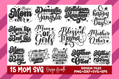 Mom SVG Design Bundle SVG Rupkotha 