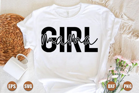 Mom SVG Design, Girl mama SVG FiveStarCrafting 