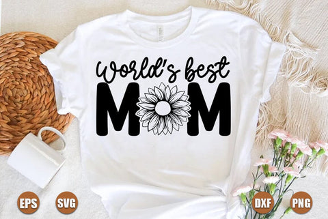 Mom SVG Design, Worlds best mom SVG FiveStarCrafting 