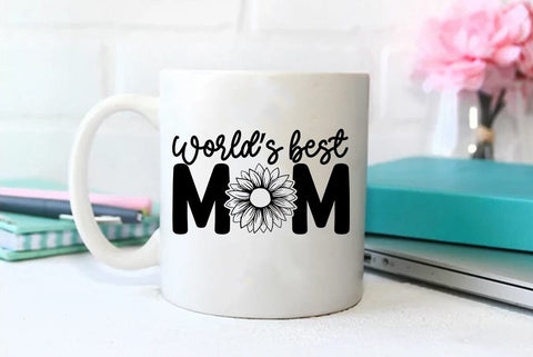 Mom SVG Design, Worlds best mom SVG FiveStarCrafting 