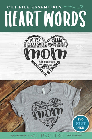 Mom svg for mothers day svg, Mom heart svg SVG SVG Cut File 