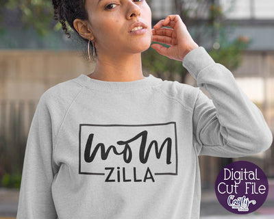 Mom Svg, Mom Zilla, Funny Mom Design SVG Crafty Mama Studios 