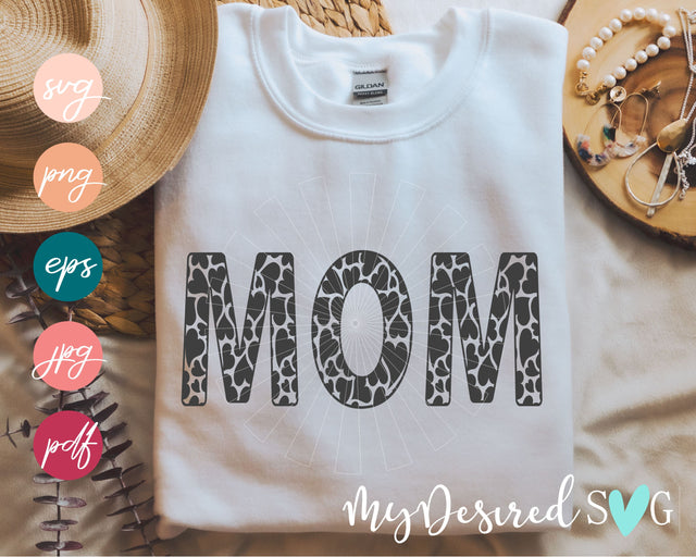 Mom Svg, mothers day Svg, Mom day Svg, moms day Svg, Svg files for Cricut, Svg files for Silhouette, Cutting files, Dxf, Pdf, Png, Eps, Svg SVG MyDesiredSVG 