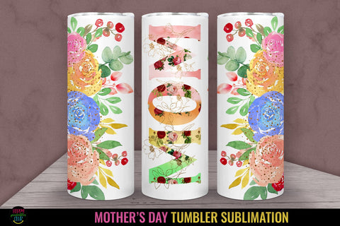 Mom Tumbler Sublimation I Mothers Day Tumbler Wrap PNG Sublimation Happy Printables Club 