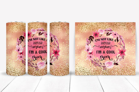 Mom Tumbler Sublimation PNG I Mothers Day Tumbler Wrap SVG Happy Printables Club 